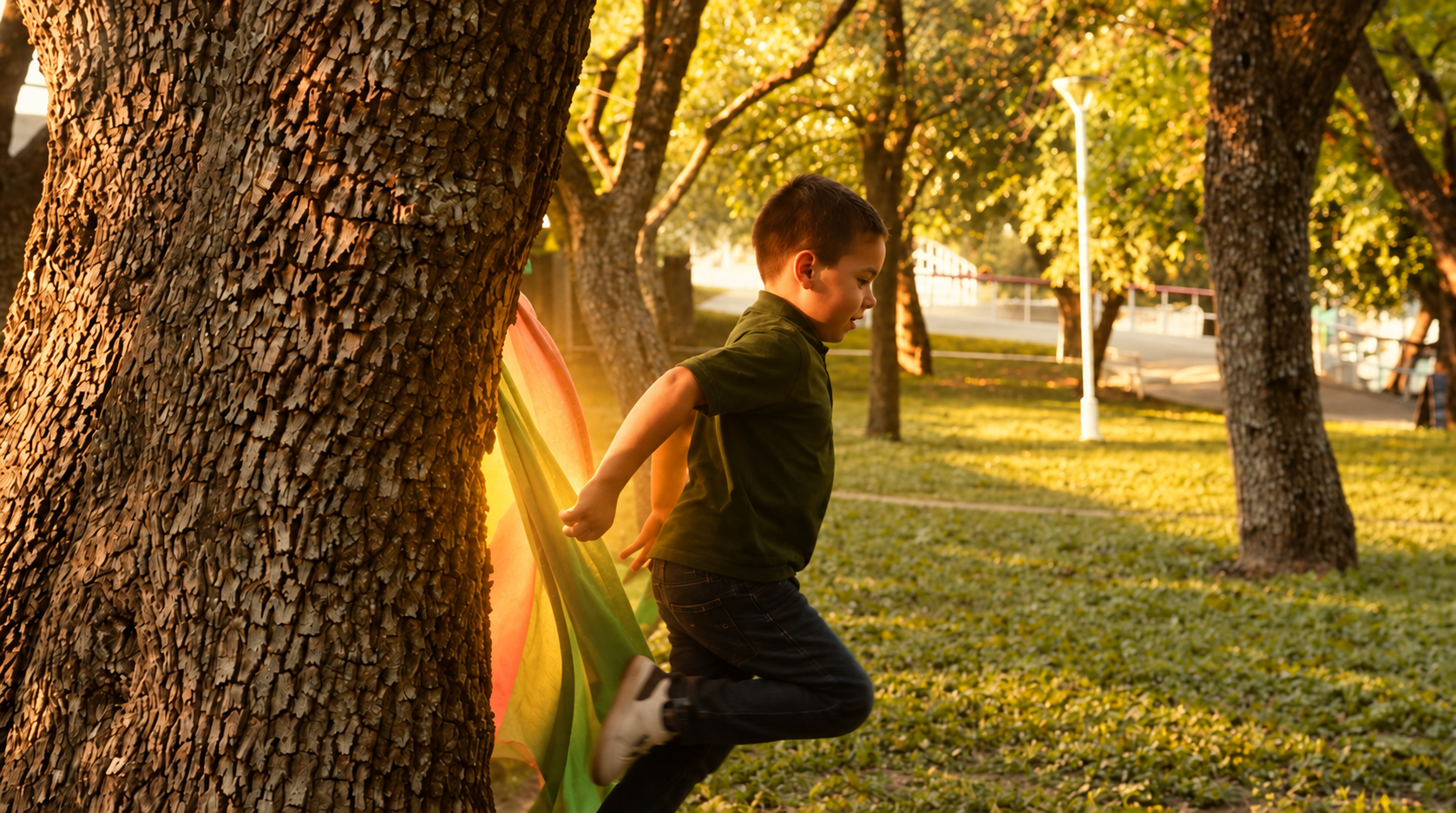 Niño en el Sendero de Valor